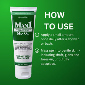 Man1 Man Oil cream texture close-up showing smooth, fast-absorbing formula
