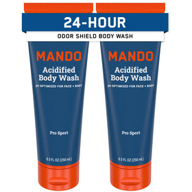 Mando front packaging showing product and sport branding benefits