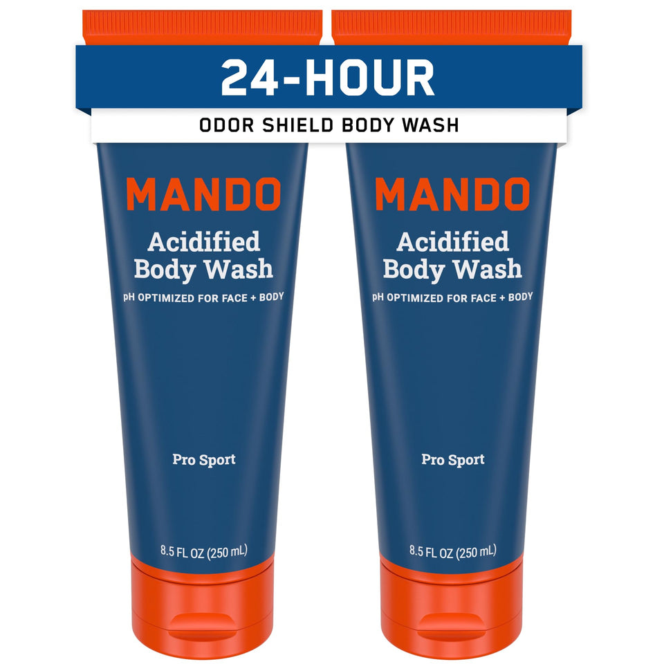 Mando front packaging showing product and sport branding benefits