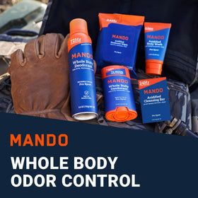 Mando solid stick texture close-up highlighting smooth application and control