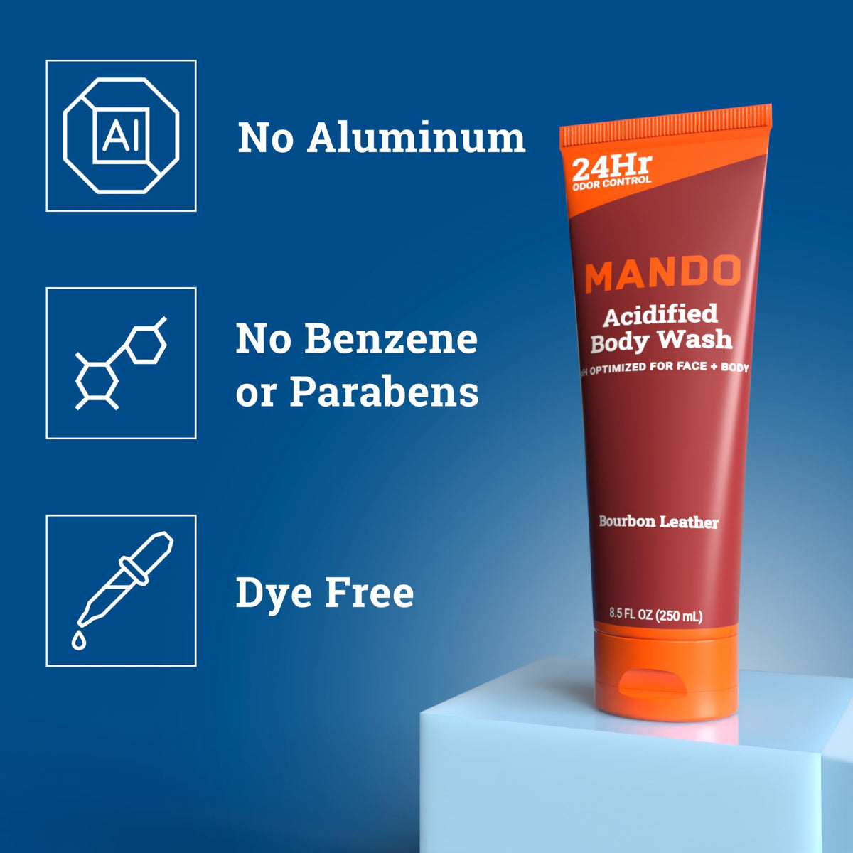 Mando lather texture close-up demonstrating rich foam for better cleansing