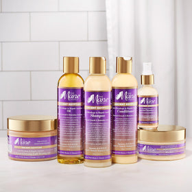 The Mane Choice ingredient label view highlighting natural oils and vitamins