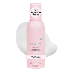 Mane Fresh Fluff front packaging showing 7 oz bottle and label benefits