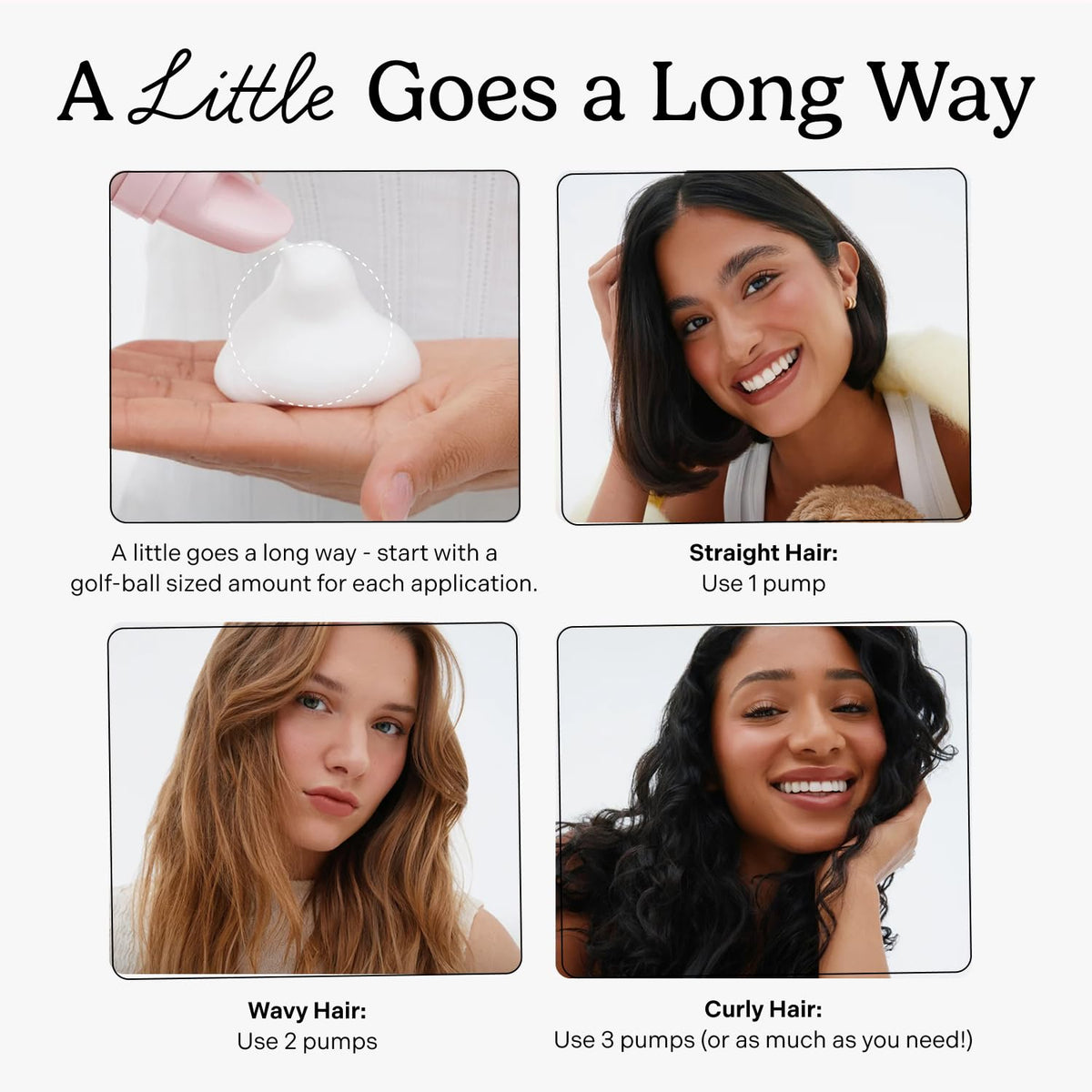 Mane Fresh Fluff scale with hand to show 7 oz travel-friendly size