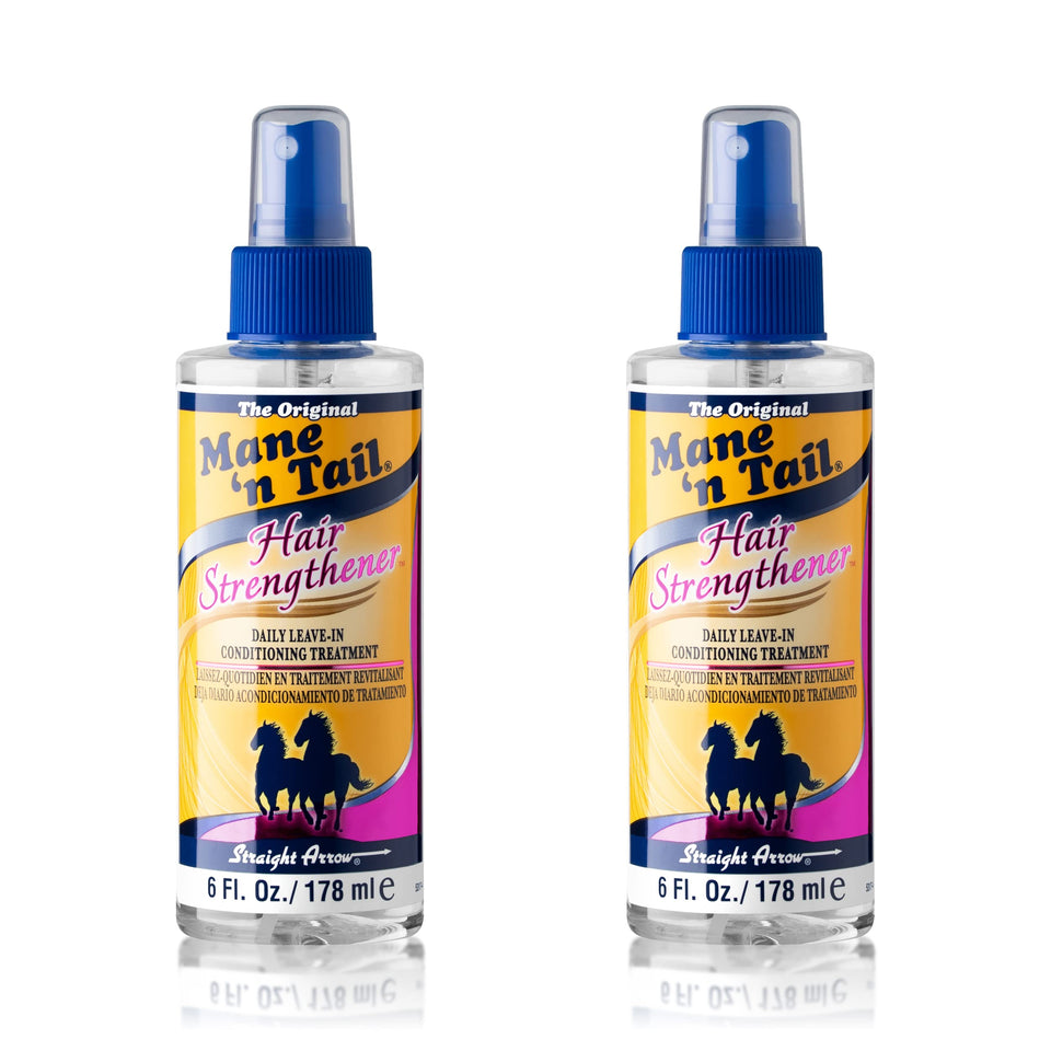 Mane 'n Tail front packaging shows two 6oz bottles, clear protection benefit