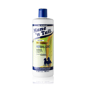 Mane 'n Tail conditioner pour from bottle showing moisturizing texture