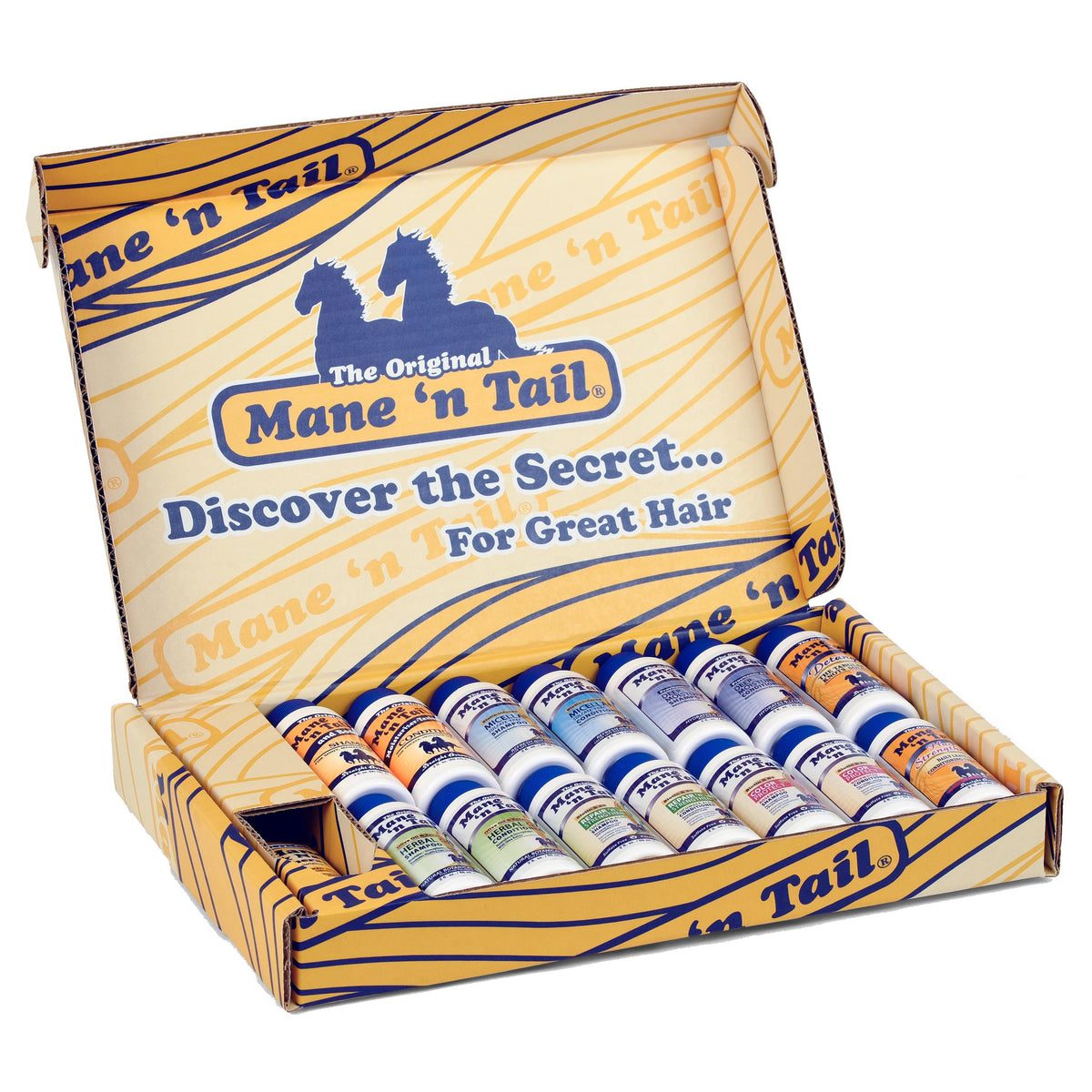 Mane 'n Tail ingredient label with proteins and oils for strength