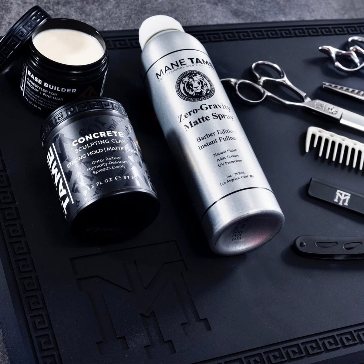 Mane Tame gritty texture close-up highlighting separation and definition