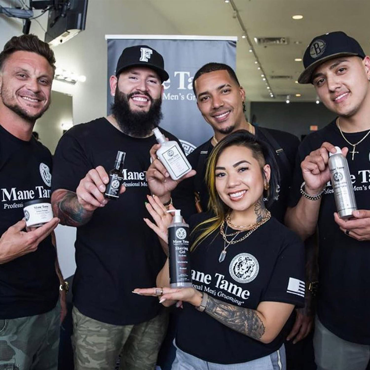 Mane Tame in barbershop setting illustrating professional styling results