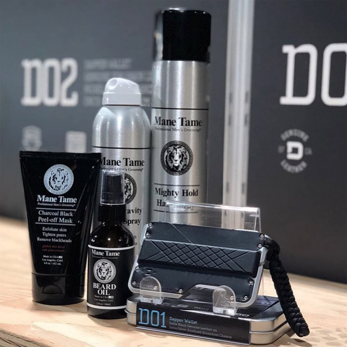 Mane Tame applied to beard demonstrating softer, conditioned facial hair benefit