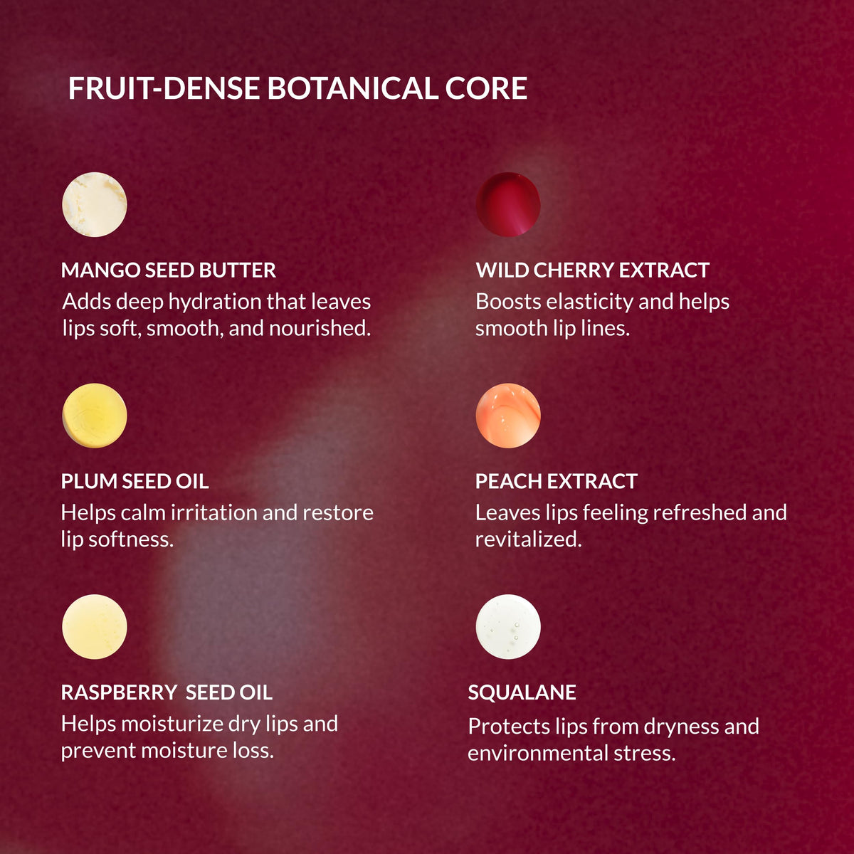 Mango People Beet Juice applied on lips showing natural polished finish