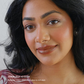 Mango People tube side label with ingredient cues and nourishing oils benefit