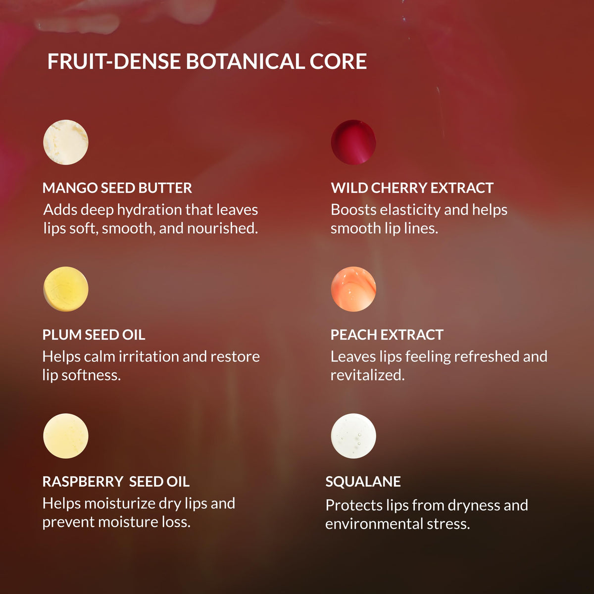 Mango People lips in use showing Rose Milk shine and natural-looking color benefit