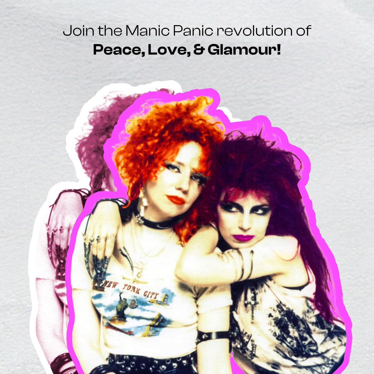 MANIC PANIC cruelty-free and vegan badges emphasizing ethical, gentle hair care