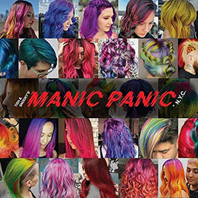 MANIC PANIC applying white foundation with brush on face for seamless base benefit