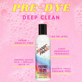 MANIC PANIC creamy lather texture demonstrating effective clarifying action and freshness