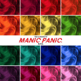 MANIC PANIC packaging with vegan and cruelty-free badges highlighting ethical benefits
