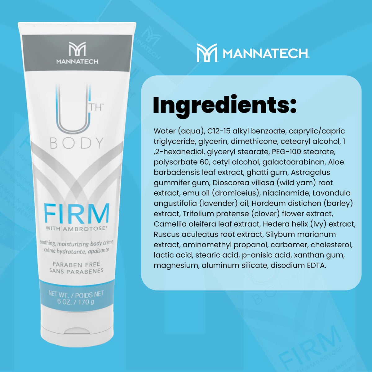Mannatech close-up of cream texture illustrating smooth absorption