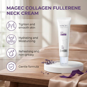 Manoai label ingredients panel detailing collagen peptides and niacinamide benefits