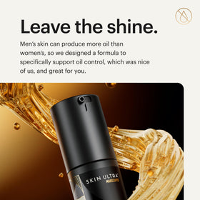 MANSCAPED licorice root ingredient bottle emphasizing brightening properties
