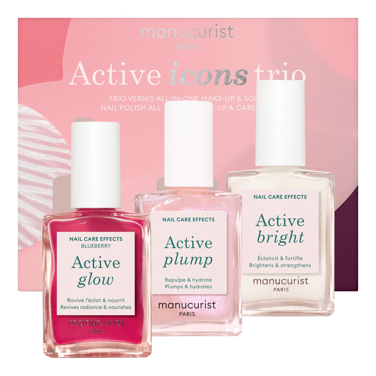 Manucurist front packaging showing the trio set and gift-ready presentation