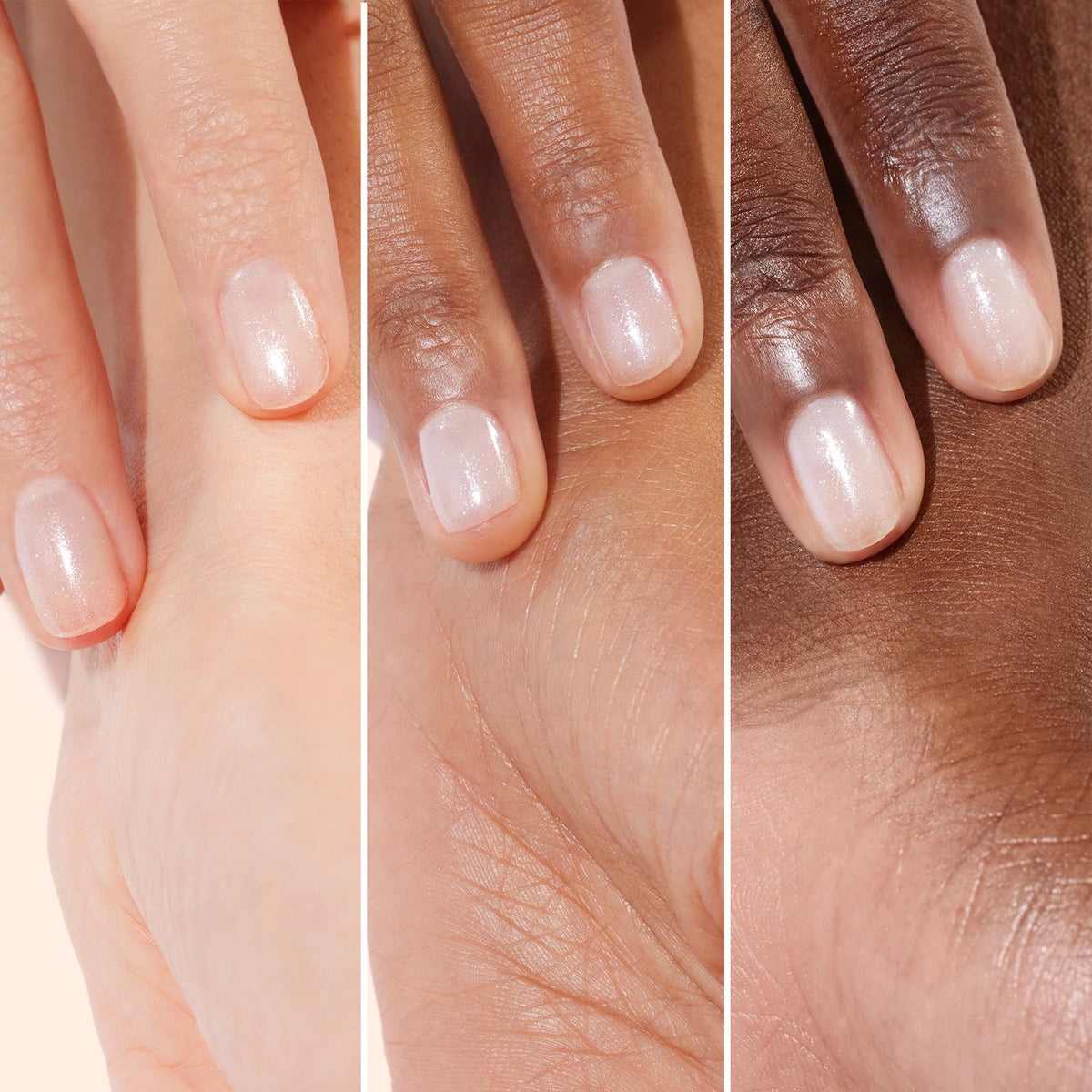 Manucurist texture close-up revealing gel-like gloss and hydrating formula appeal