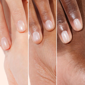 Manucurist texture close-up revealing gel-like gloss and hydrating formula appeal
