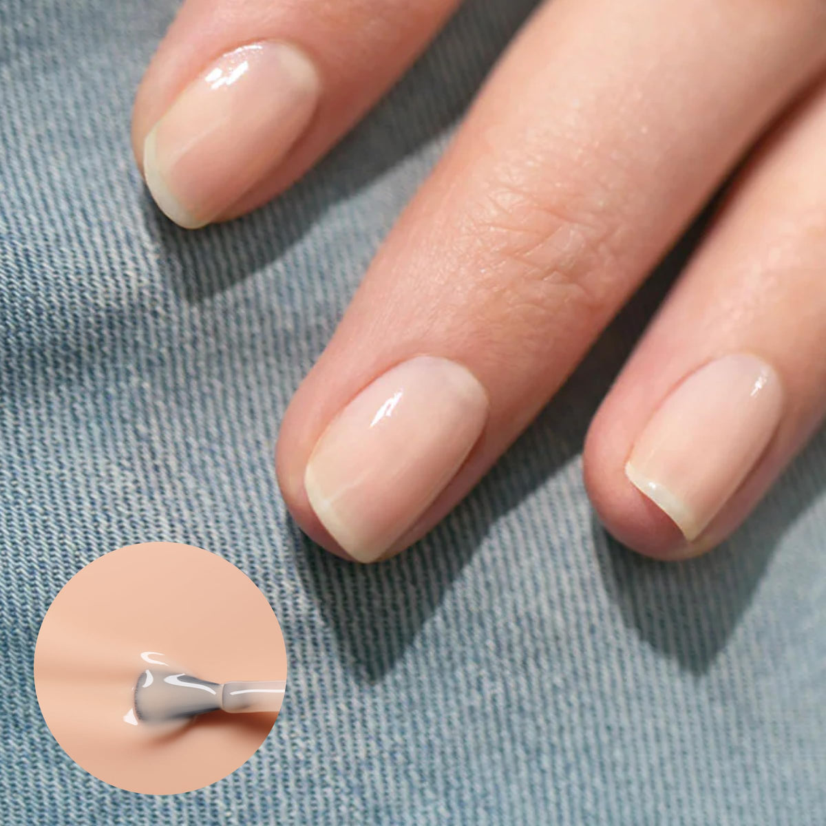 Manucurist brush and cap detail displaying precise application control