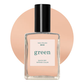 Manucurist front packaging showing beige polish and clear labeling benefits