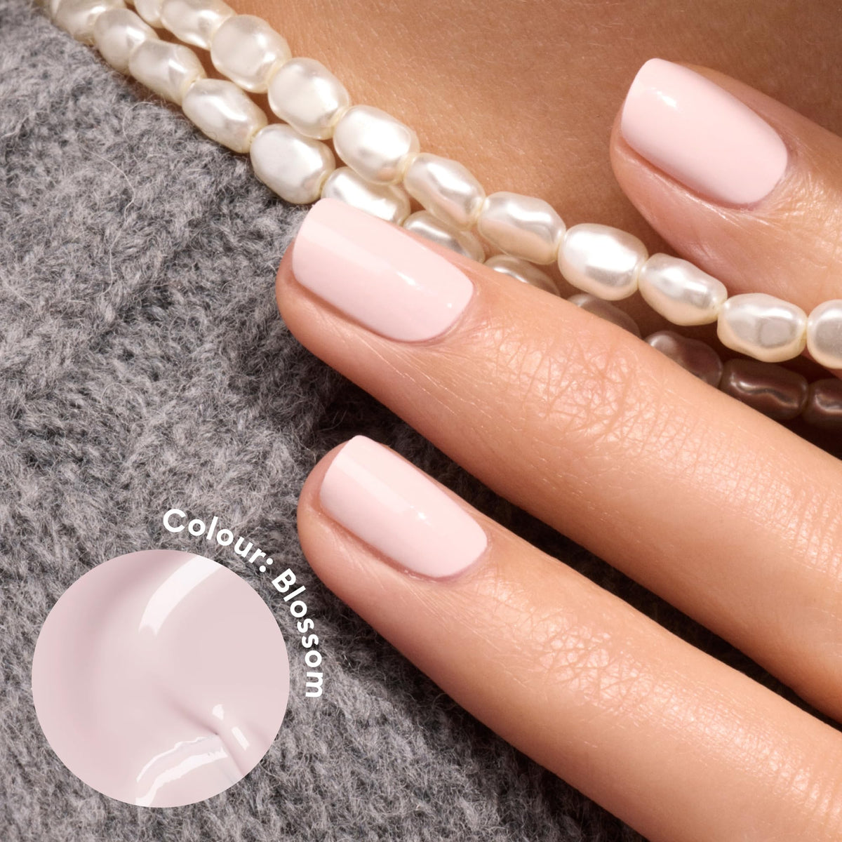 Manucurist Blossom brush stroke close-up showing smooth application benefit