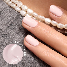 Manucurist Blossom brush stroke close-up showing smooth application benefit