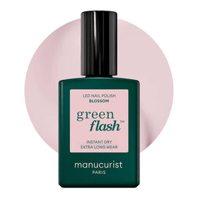 Manucurist Blossom front packaging showing bottle and glossy finish benefit