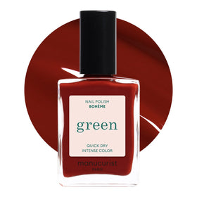 Manucurist Bohème front bottle showing rich brownish-red color and glossy finish