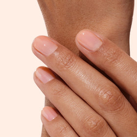 Manucurist brush stroke close-up demonstrating smooth, streak-free application