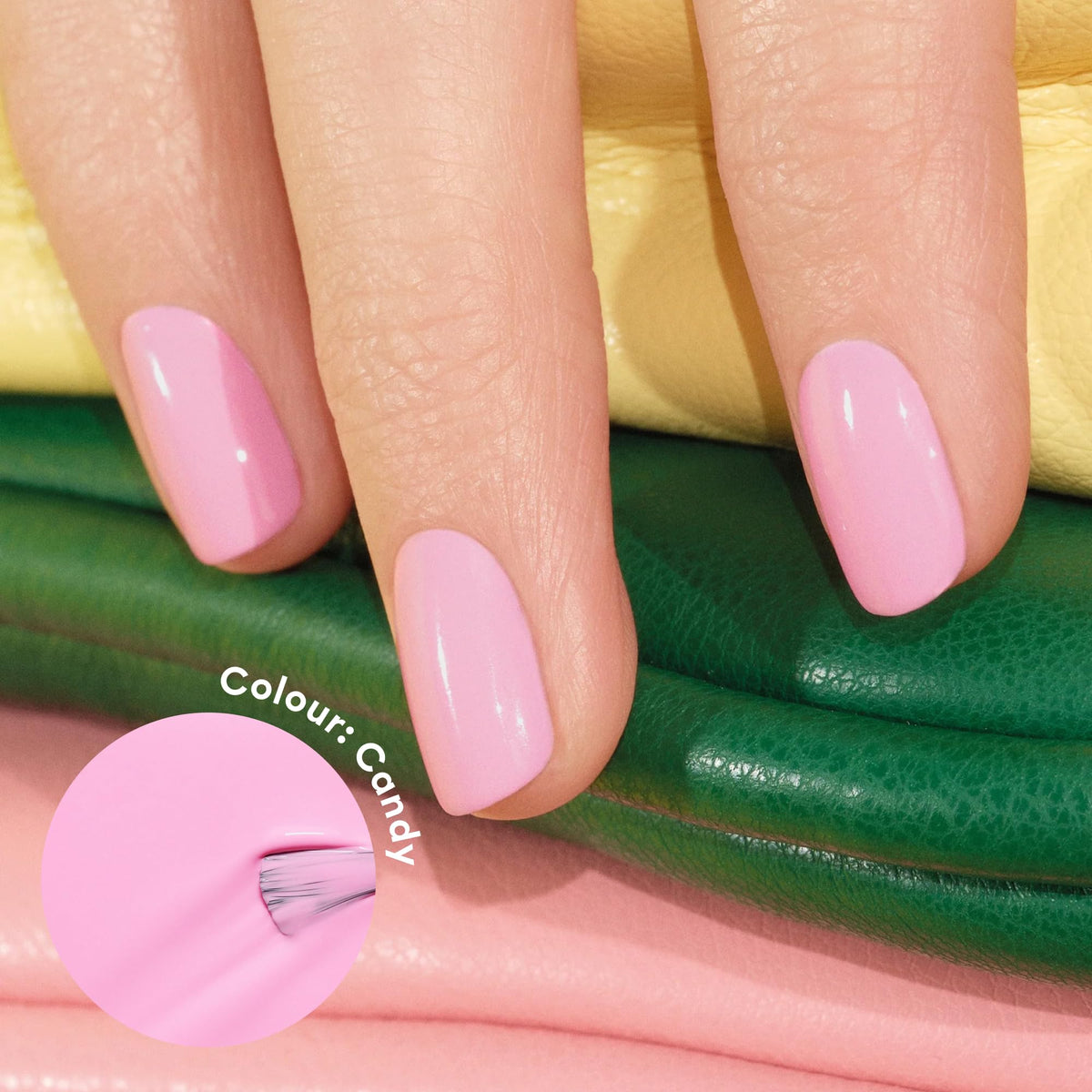 Manucurist brush close-up demonstrating smooth application and precise control