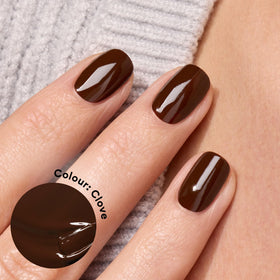 Manucurist brush close-up demonstrating smooth application and professional brush