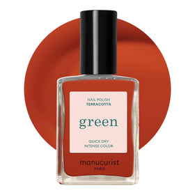 Manucurist front packaging showing terracotta shade and clean branding benefit: clear product info