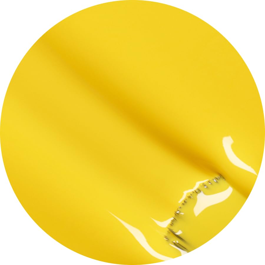 Manucurist Gold Button on hands in sunlight showing cheerful summer manicure look
