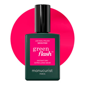 Manucurist front packaging showing Neon Pink and eco credentials for confidence