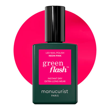 Manucurist front packaging showing Neon Pink and eco credentials for confidence
