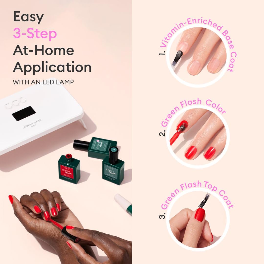 Manucurist lifestyle hand shot wearing polished nails for durable finish
