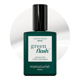 Manucurist Green Flash front bottle showing label and sleek cap for brand clarity