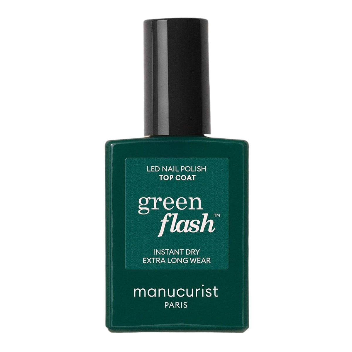 Manucurist front bottle shot showing label and glossy finish benefit