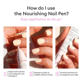 Manucurist oil texture drop highlighting nourishing formula and deep hydration