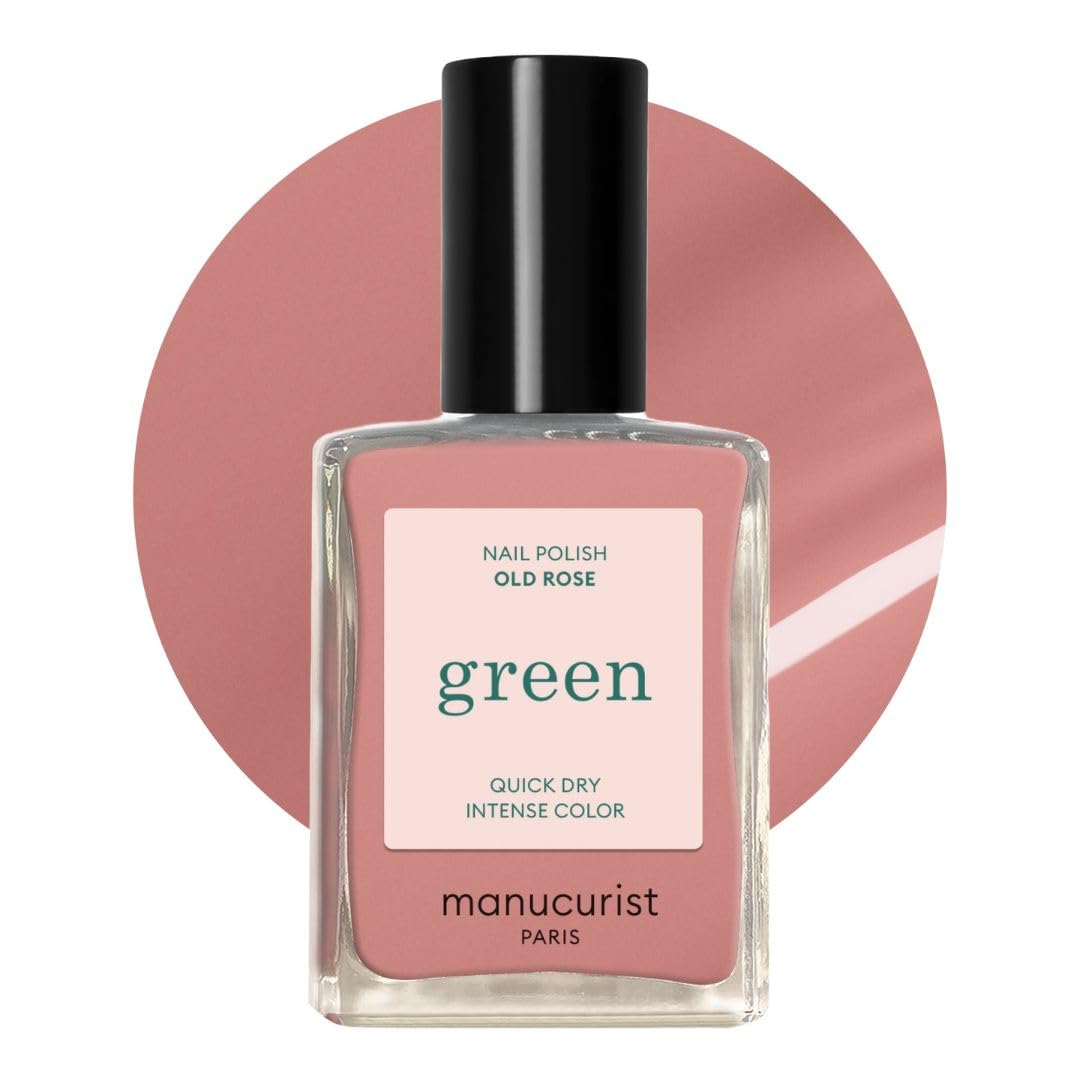 Manucurist bottle front view showing Old Rose color and quick-dry benefit