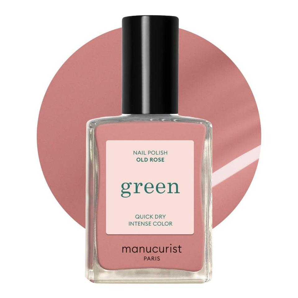 Manucurist bottle front view showing Old Rose color and quick-dry benefit