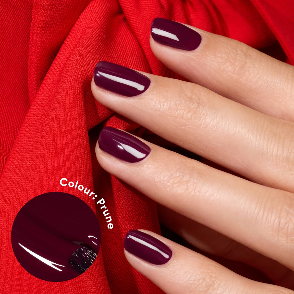 Manucurist brush stroke close-up illustrating smooth application and even coverage