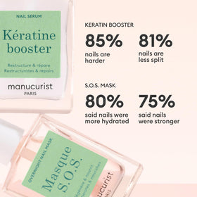 Manucurist S.O.S. Night Mask creamy texture close-up for deep overnight hydration