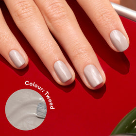 Manucurist brush and stroke displaying smooth application and professional finish