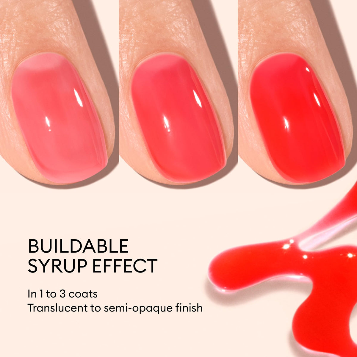 Manucurist Twizzle Green applied on nails during salon service for durable glossy finish